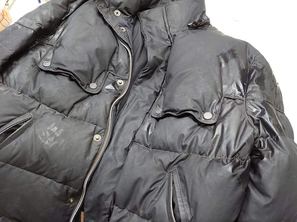 ウレタン素材のジャケット